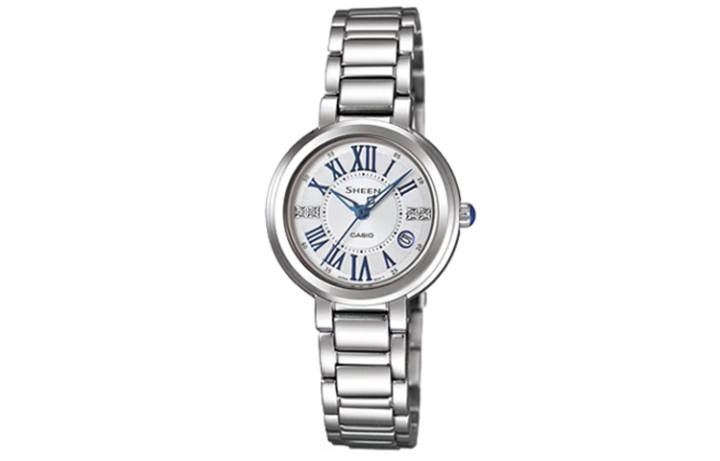 CASIO CASIO Women's SHEEN White Watch SHE- 4029D-7A