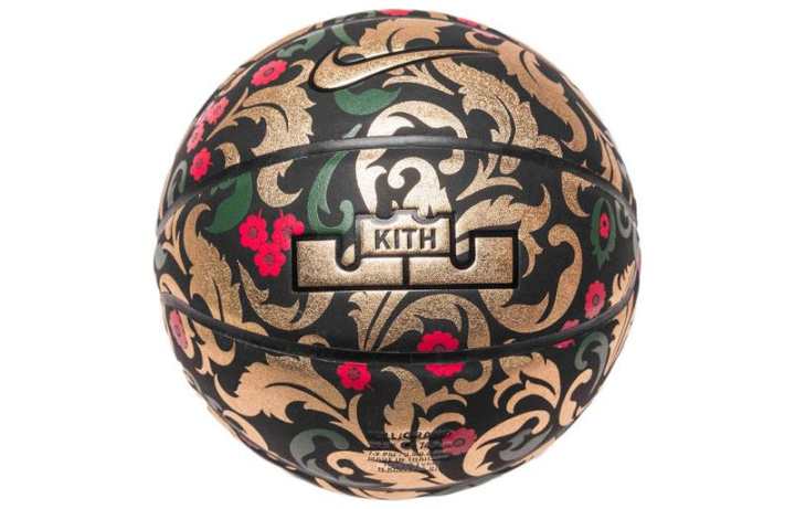 Nike Nike x Kith LeBron Rubber Basketball Durable Black Size 7 Training Unisex