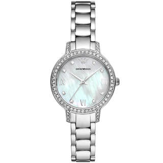 EMPORIO ARMANI Gypsophila Collection Wrist Watches Quartz Movement Mother of Pearl Color Watch Dial Women's Watch