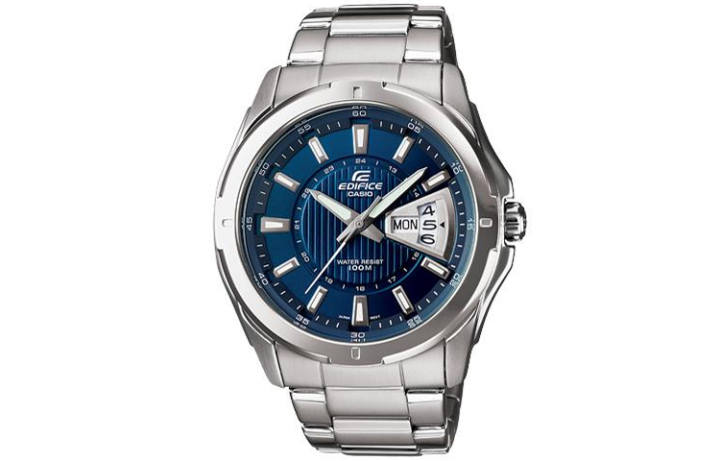 CASIO CASIO Unisex EDIFICE 45mm Blue Watch EF-129D-2A