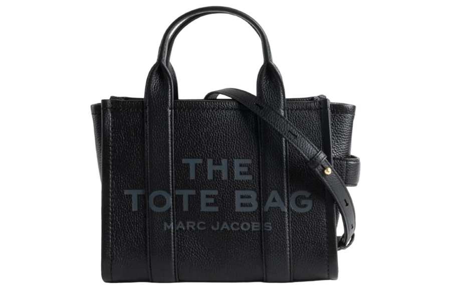 MARC JACOBS MARC JACOBS The Leather Tote Bag Medium Black