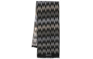 MISSONI Knit Scarves Men's Black
