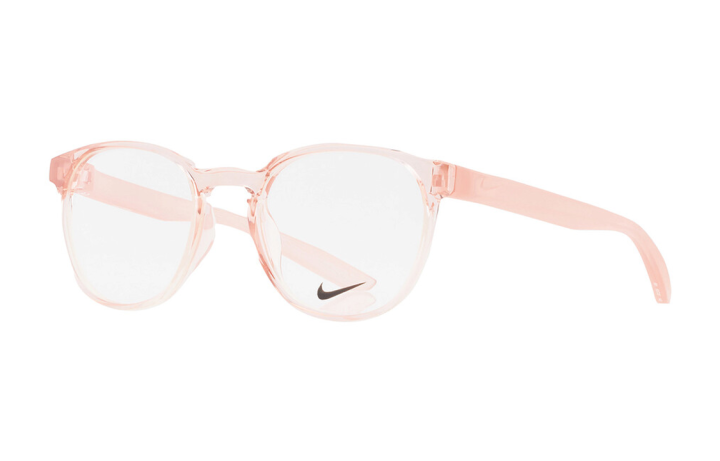 Nike Nike Plastic Oval Eyeglass Frames Unisex Pink