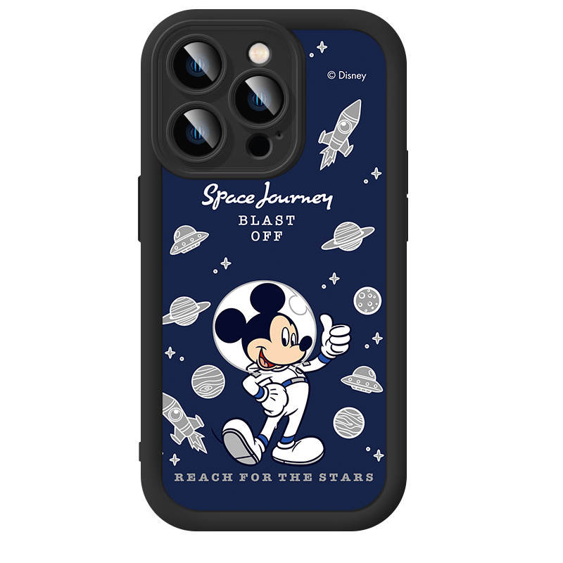 Disney Phone Cases Space Mickey Mouse Classic Cartoon Softshell Skin Friendly Impact Resistant Lens Protection Unisex
