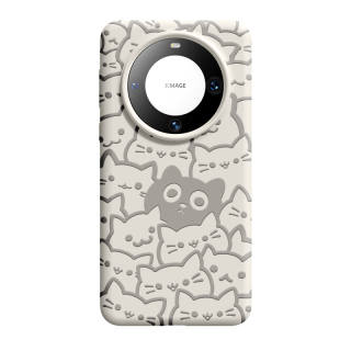 PINSAI Silicone Material Original Design Phone Cases Magnetic Back Huawei Mate60Pro/60/50/40