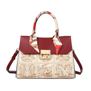 TUCANO Cow Leather Handbag Large Women's Burgundy