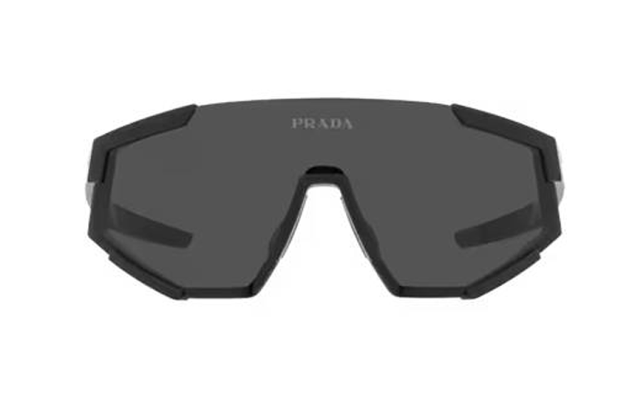 PRADA PRADA Irregular Shape Sunglasses Men's Black