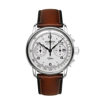 ZEPPELIN Hundred Years Collection Quartz Movement Men's Watches Wrist Watches White Dial Stainless Steel Case 8676 1