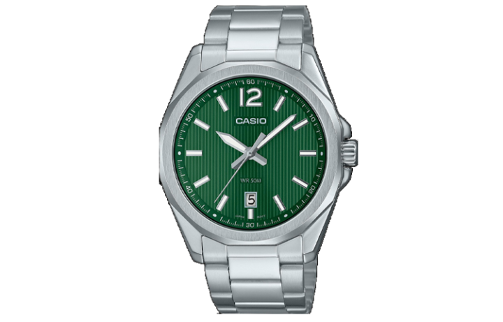 CASIO CASIO Men Standard Series Green Watch MTP-E725D-3A