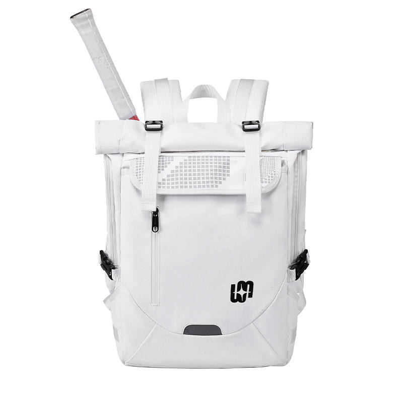 Shouldcat Shouldcat Polyester Tennis Bag Backpack Unisex White/Black