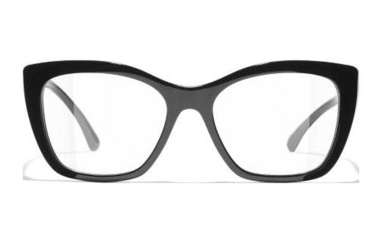 CHANEL CHANEL Acetate Butterfly Sunglasses Men's Black