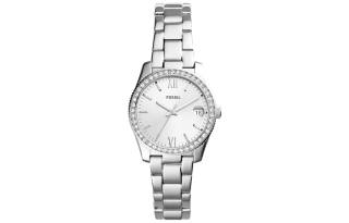 FOSSIL Wrist Watches Quartz Movement Stainless Steel Strap 32mm Silver Dial Women's Watch ['50', 149262]m Waterproof