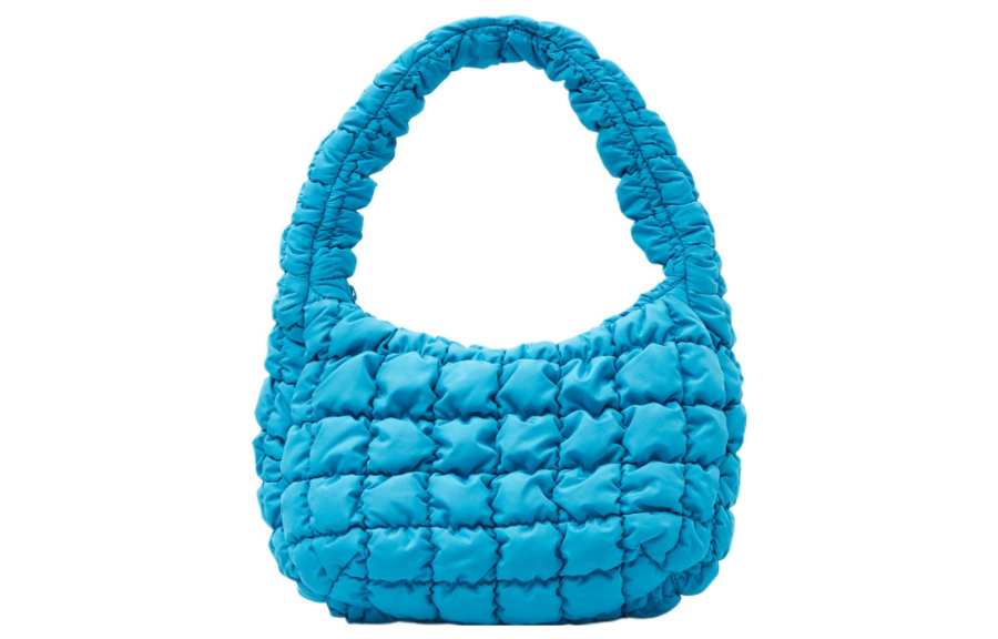COS COS Polyester Cloud Bag, Handbag, Shoulder Bag Women's Turquoise
