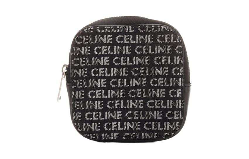 CELINE CELINE Cow Leather Wallet Women's Black