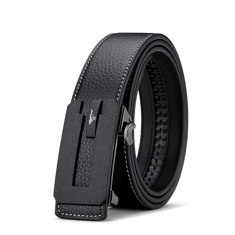 SEPTWOLVES SEPTWOLVES Cow Leather Zinc Alloy Leather Belts Men's Width 3.5cm