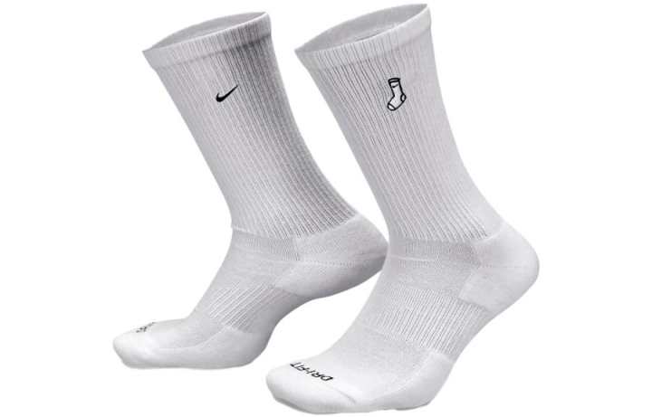 Nike Nike Everyday Plus Cushioned Crew Socks 2 Pairs Knee High Socks Men's 2 Pack