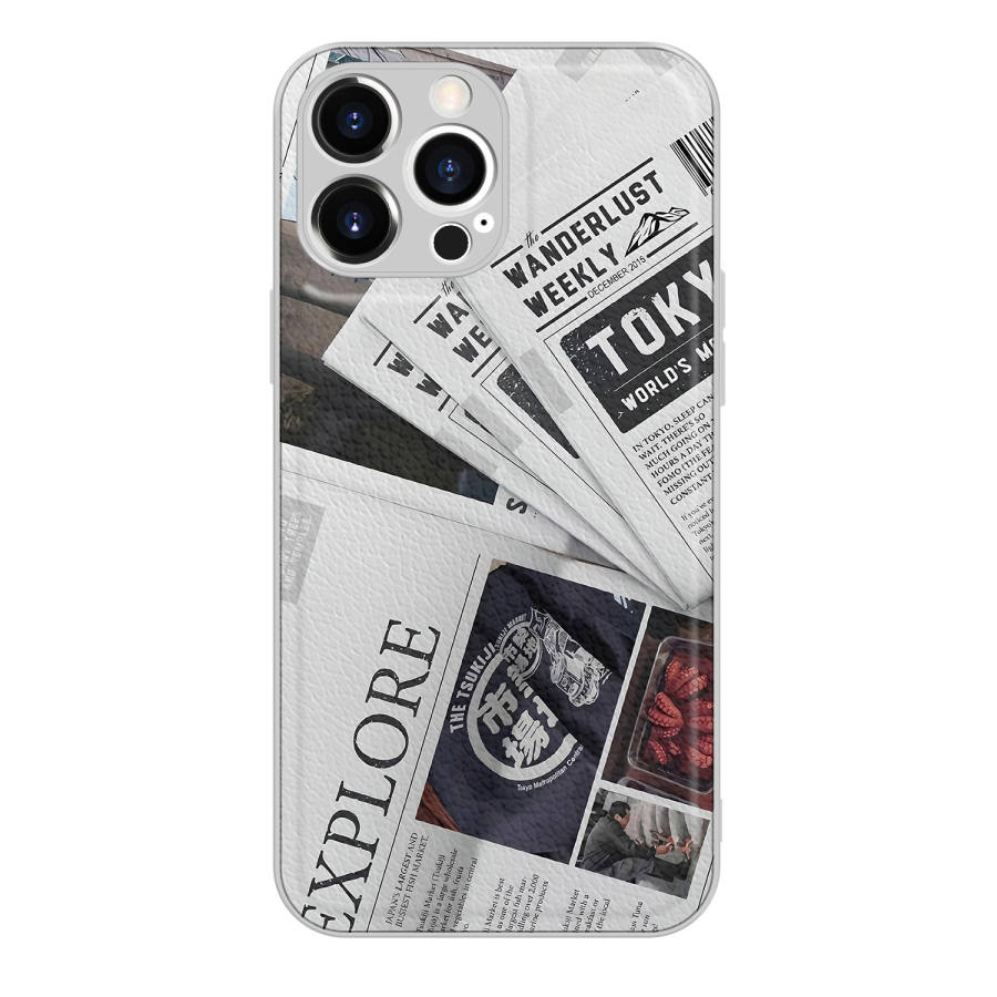 XIAOGU XIAOGU Leather Refreshing Western Trendy And Cool Phone Cases