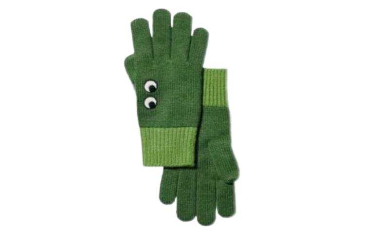 UNIQLO Knit Gloves Unisex Green