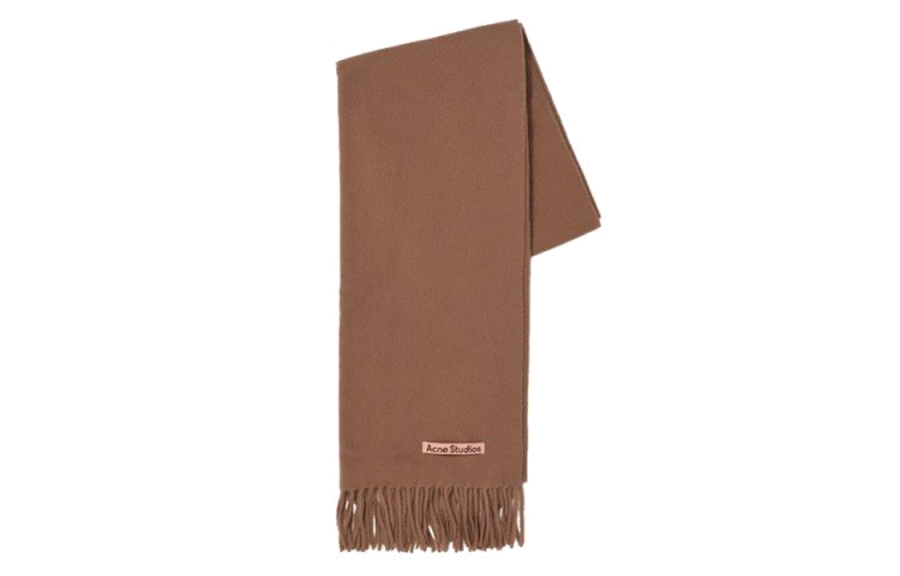Acne Studios Acne Studios Wool Knit Scarves Unisex Brown