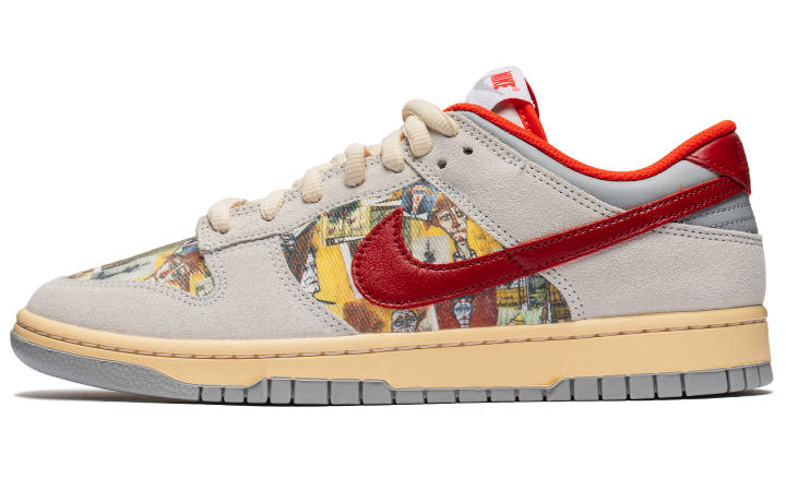 Nike Nike Dunk Skateboard Shoes Unisex Low Top Beige