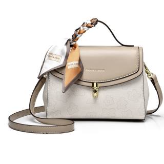 FANSIMAN PVC Small Square Bag, One Shoulder Handbag, Crossbody Bag Medium Women's Milk Tea