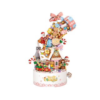 LOZ Light Music Box, Sweetheart Fluid Intelligence/Brain Training Assembly, Wonder Flower Journey Building Blocks 300