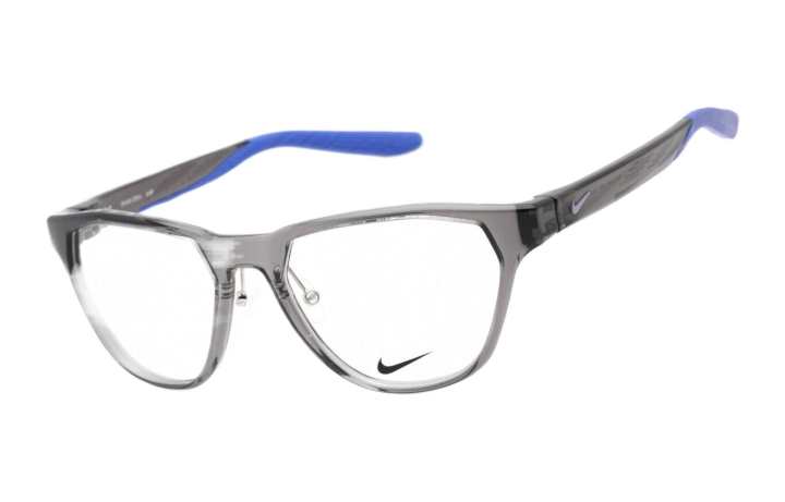 Nike Nike Plastic Square Eyeglass Frames Unisex Gray