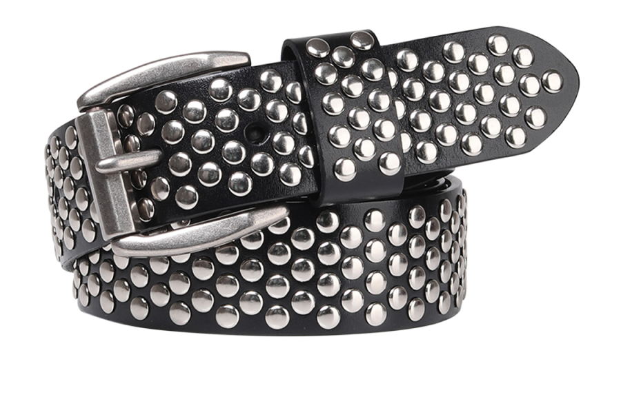 NINE NAIL Leather Belts Unisex