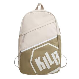 BALANG Nylon Computer Backpack Regular Unisex Khaki/Blue/Black