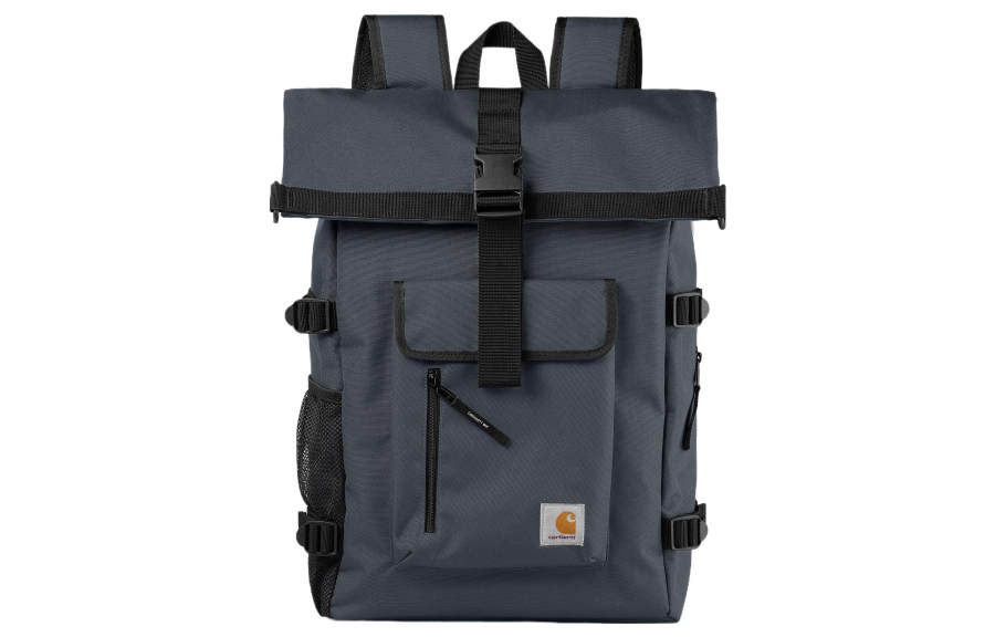 Carhartt WIP Recycled Material Polyester Backpack Regular Unisex Dark Blue
