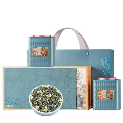 XIAOCHARIJI Jasmine Flower Tea/Osmanthus Oolong/Sparrow's Tongue Gift Box Set 300g