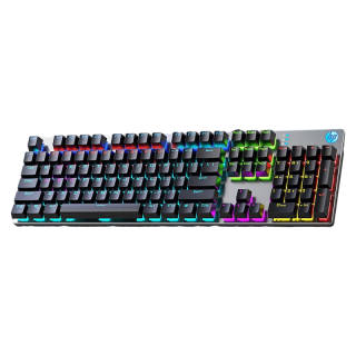 HP Gk400f Wired Mechanical Gaming Office, Backlit, Notebook Desktop Computer Peripheral Keyboards