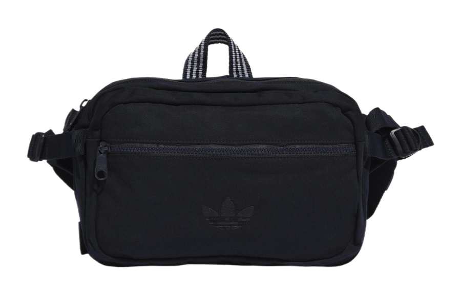 Adidas Originals Trefoil Cotton One Shoulder Crossbody Fanny Pack Regular Unisex Navy Blue