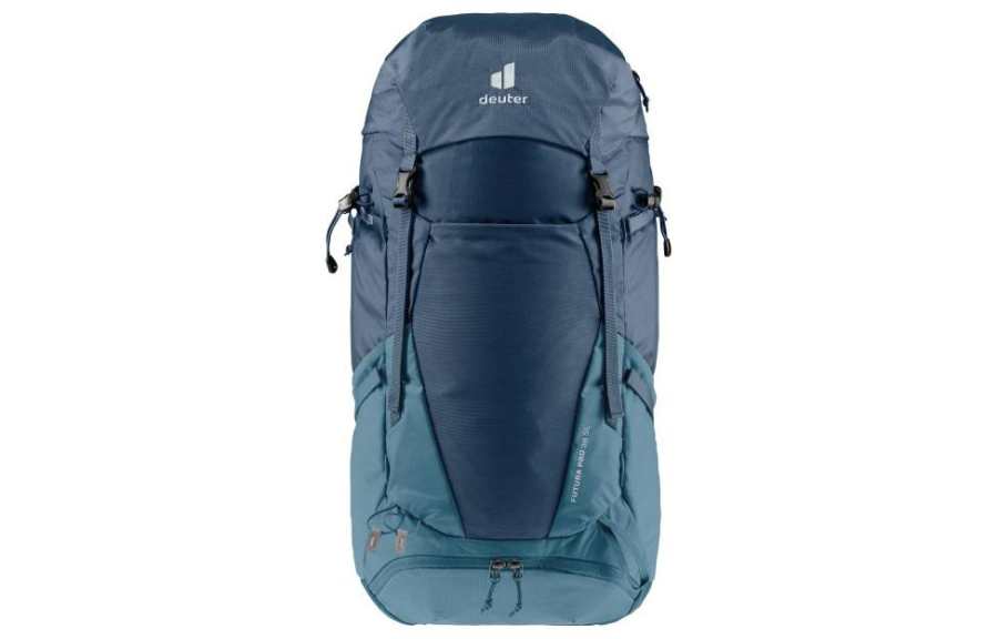 DEUTER 38L Outdoor Bags Nylon Sea Blue/Obsidian Black/Gray Rose Women's