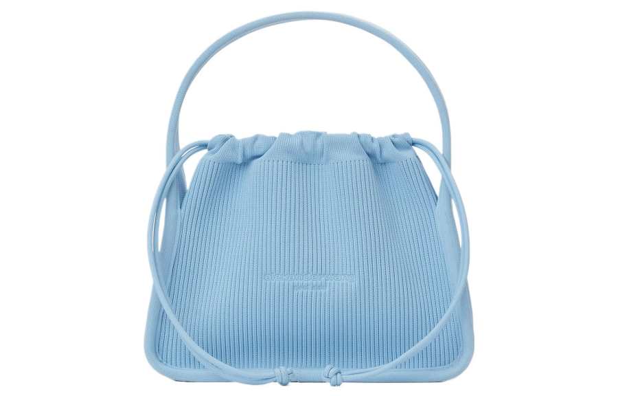Alexander Wang Ryan Polyester One Shoulder Handbag Small Women's Teal