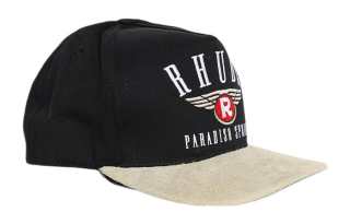 Rick Owens DRKSHDW Cotton, Suede Baseball Caps Men's Black