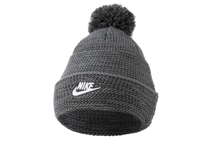 Nike Nike Acrylic, Wool, Polyester, Acrylic Fiber Beanies Men's Gray