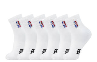 NBA Mid Calf Socks Unisex 6 Pack