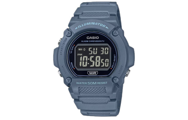 CASIO CASIO Unisex Standard Series Black Watch W219HC-2BV
