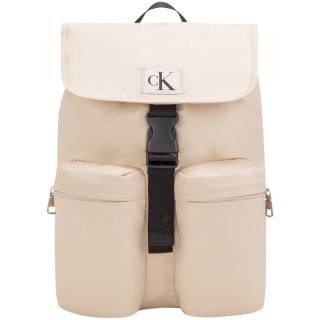 CALVIN KLEIN Fabric Backpack Men's Ivory White