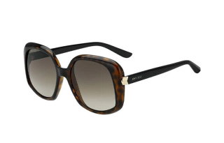 Jimmy Choo Acetate Square Sunglasses Women's Brown