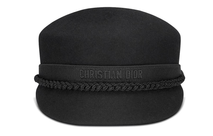 DIOR Wool Felt Hats & Caps Women's Black