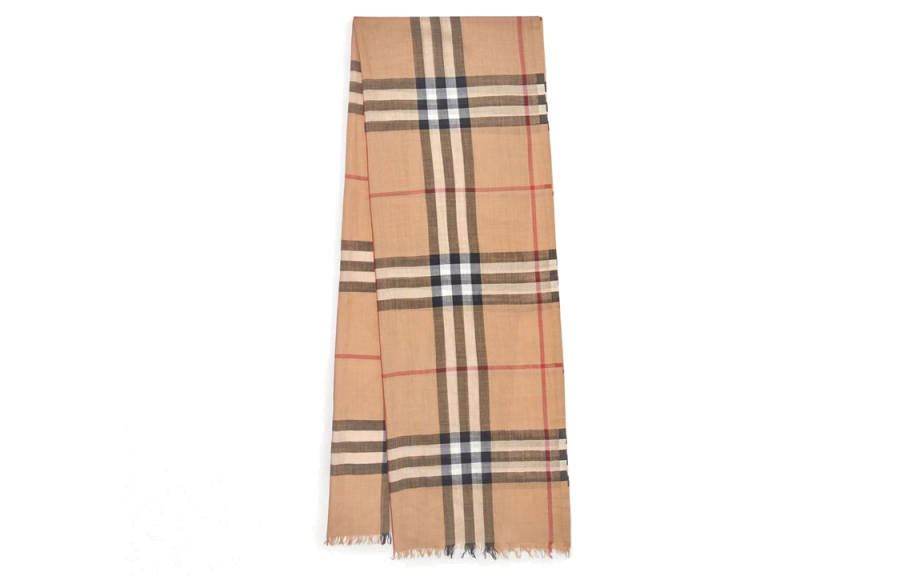 Burberry Knit Scarves Men's Camel