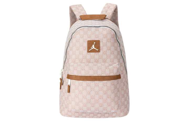 Jordan Jordan Polyester Backpack Regular Unisex Beige/Cream