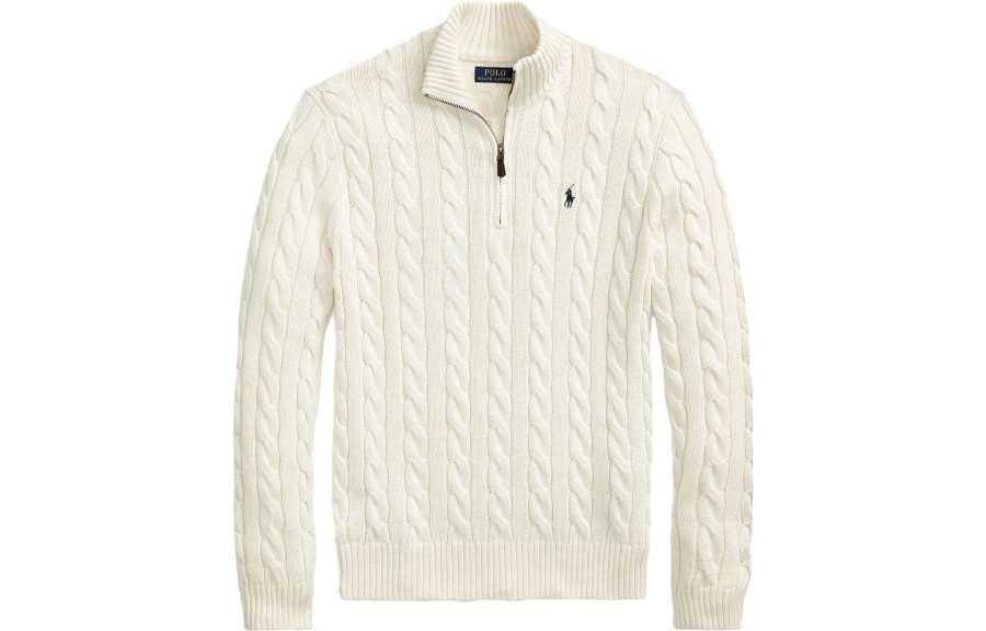 Polo Ralph Lauren FW23 Sweater Standard Men's Cream White