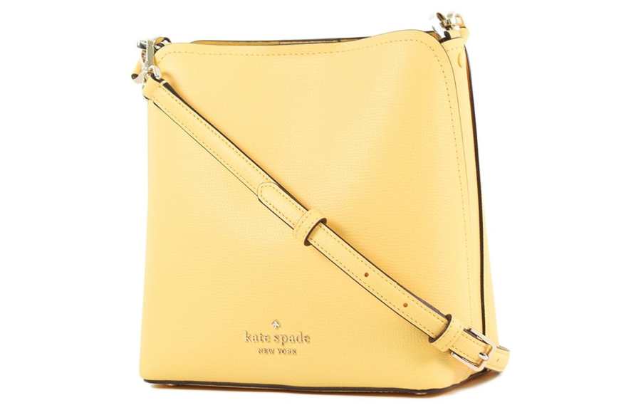 Kate Spade Leather Shoulder Bag, Crossbody Bag Small Women's Daybreak Yellow