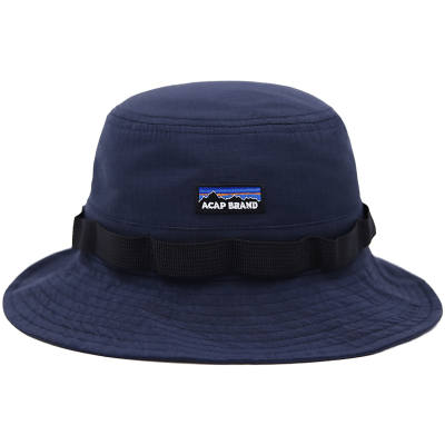 ACAP Cotton Bucket Hats Unisex Navy Blue