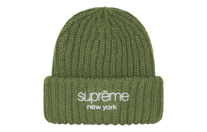 Supreme Supreme Classic Logo Chunky Ribbed Beanie