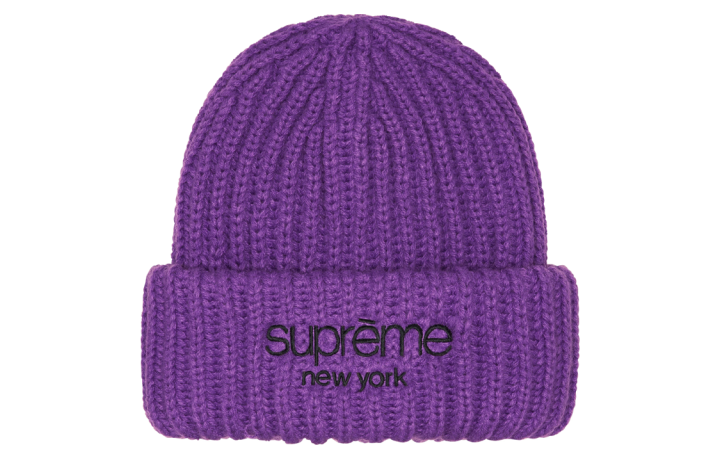 Supreme Supreme Classic Logo Chunky Ribbed Beanie