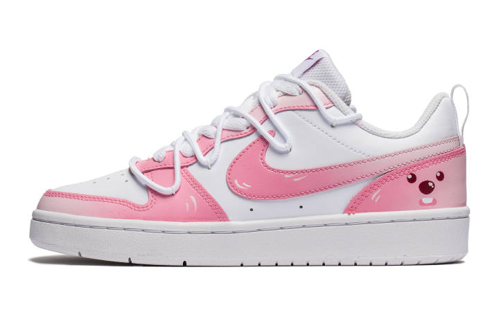 Nike Nike Court Borough Low top Skateboard Shoes Women's Pink White